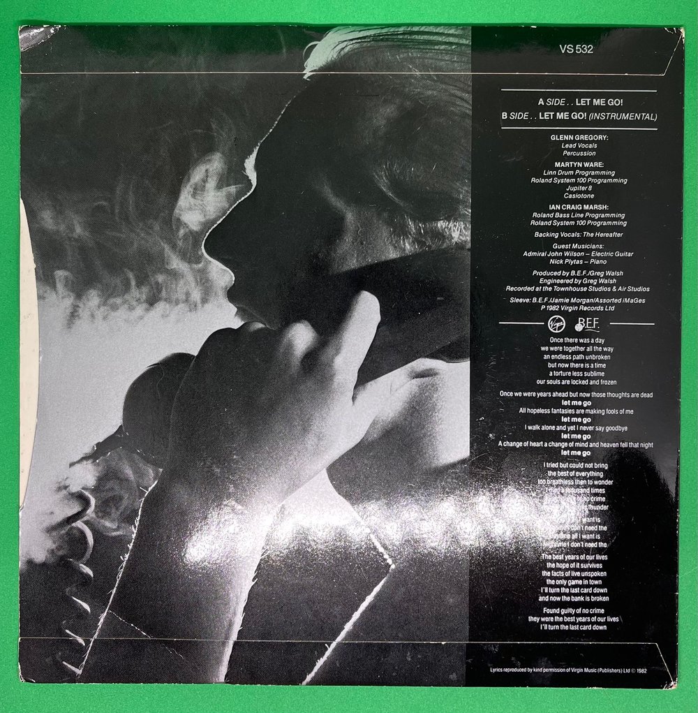 Heaven 17 Let Me Go! 1982 7” 45rpm
