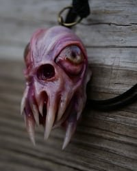 Image 10 of Flesh Oracle Snaggletooth Pendant - Handmade OOAK