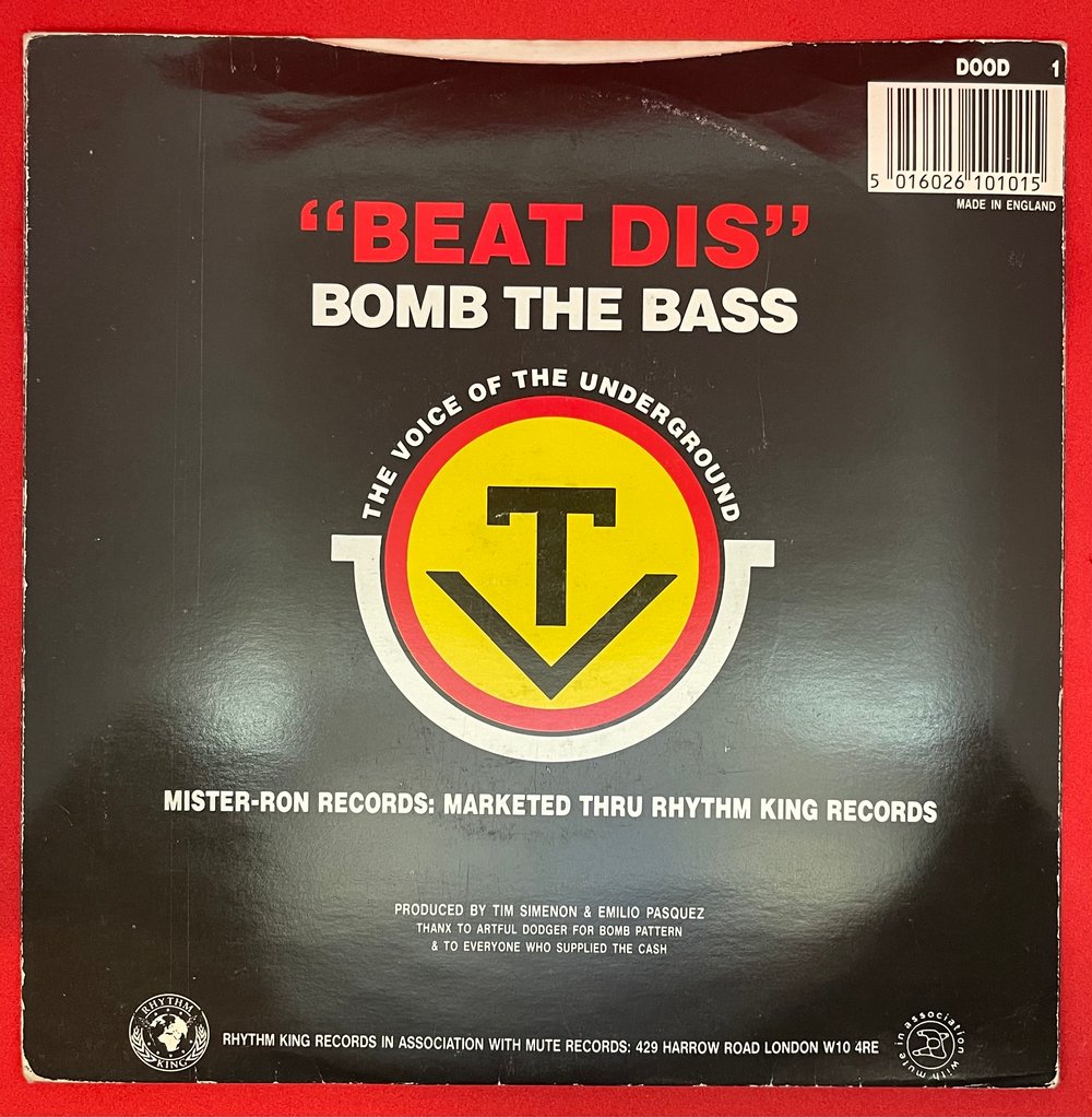 Bomb the Bass - Beat Dis 1987 7” 45rpm 