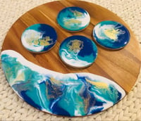 Image 2 of Take Me To The Sea - Hand Painted Resin Serving Boards 