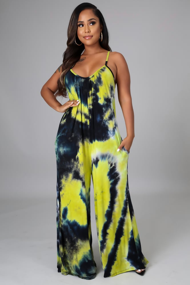 Image of Tye  Dye Jumpsuit 