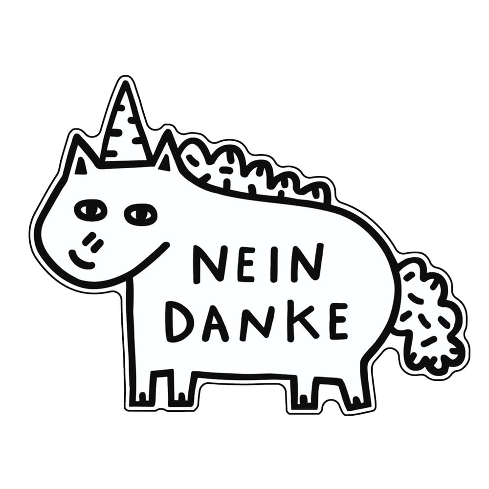 Image of Nein Vinyl Sticker 