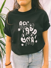 Image 2 of T-shirt yin yang noir