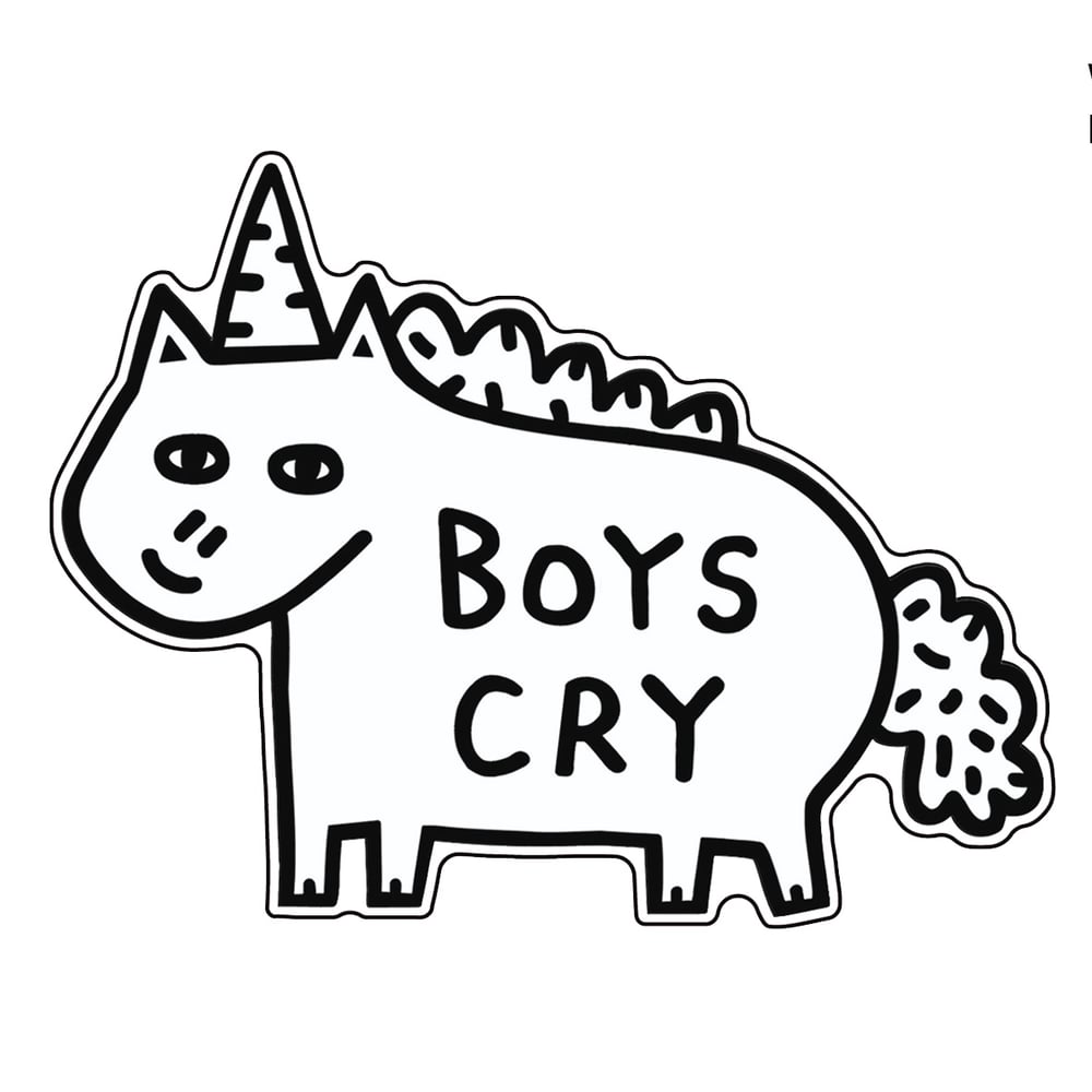 Image of Boys Cry Vinyl Sticker