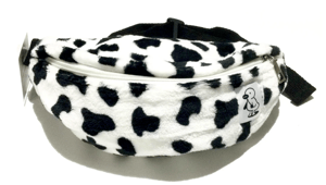 Image of Faux Fur Cow Fanny Pack