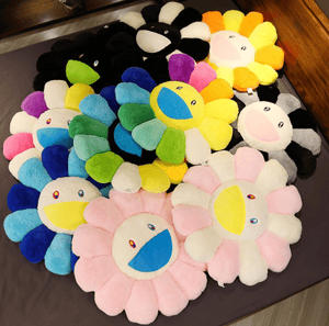 Image of Rainbow Flower Plush Pillow