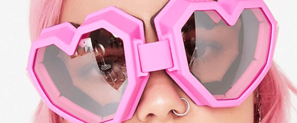 Image of Heart Goggles