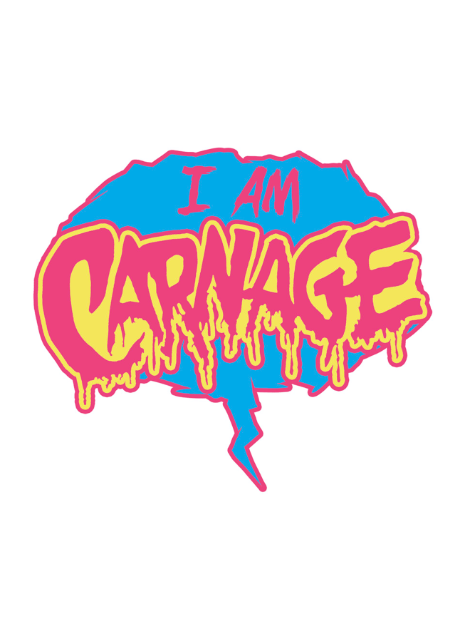 Image of I Am Carnage (Neon Variant w/Pin & Sticker) by Clay Graham