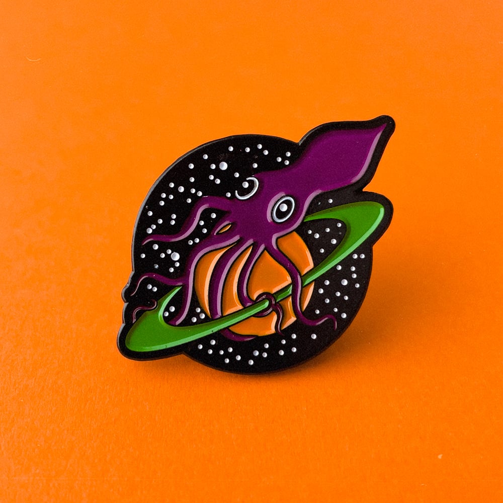 Image of Squid Logo Enamel Pin