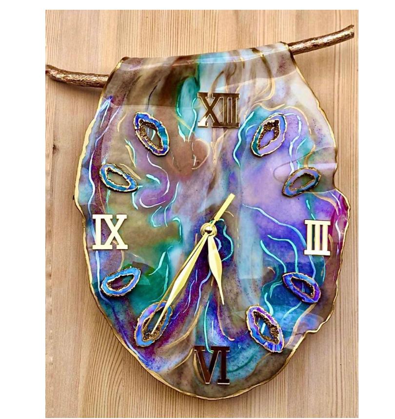 Salvador Dali Melting Clock Handmade Unusual Clock Housewarming Gift   WhatsApp Image 2021 07 26 At 00.43.03 