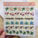Neo Digital Pet Washi Stickers