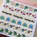 Neo Digital Pet Washi Stickers