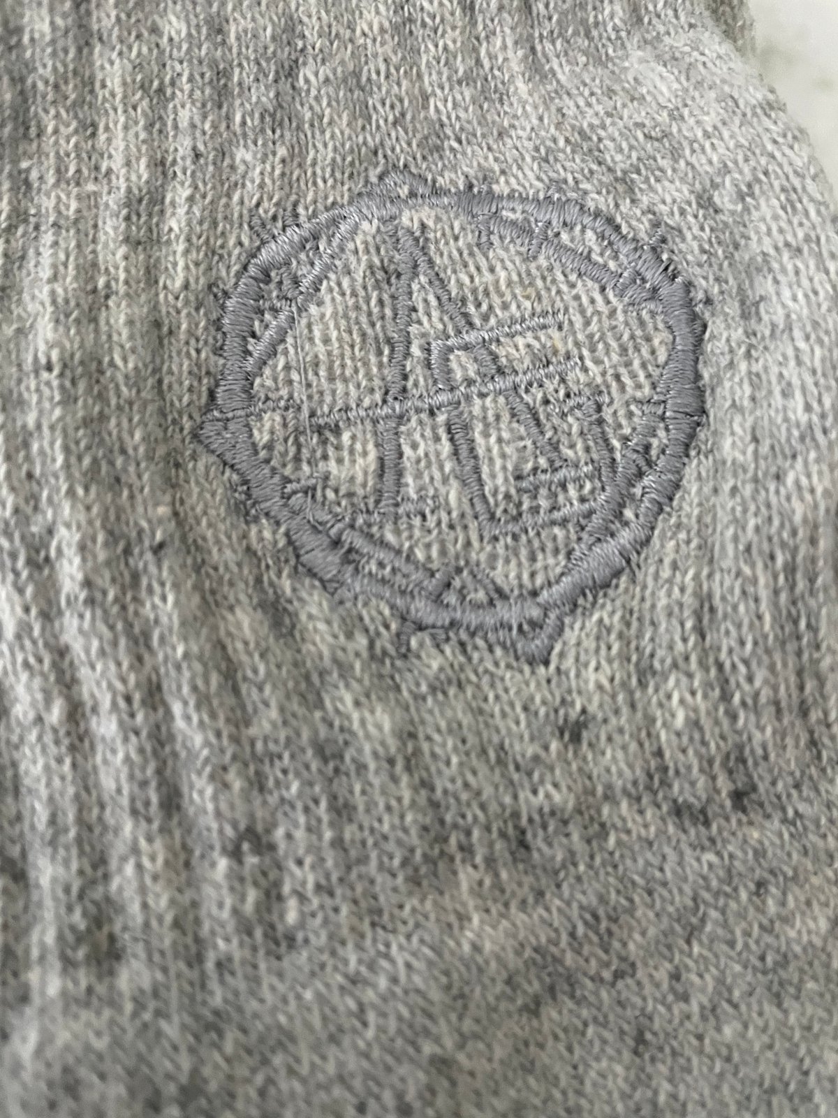 Image of AG FILO SPINATO LOGO SOCKS