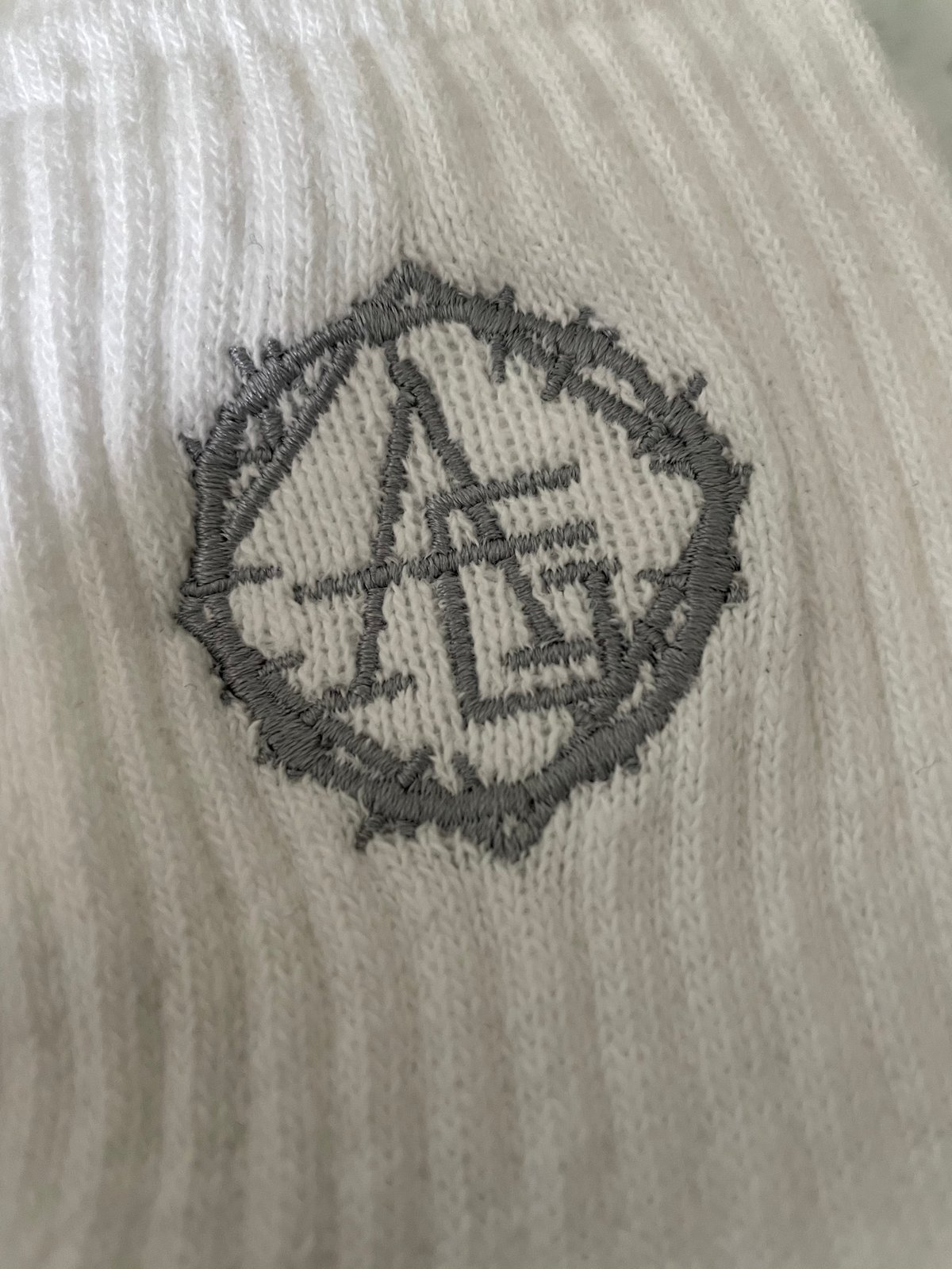 Image of AG FILO SPINATO LOGO SOCKS