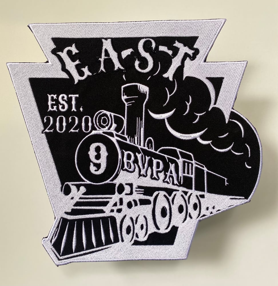 Image of  12 inch BV PA EAST Monochrome Chapter Logo Patch 