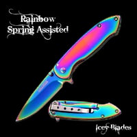 Rainbow Pocket Knife