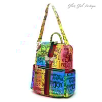 Image 2 of Beehive Glam Backpack (Pink Multi)