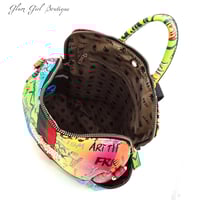 Image 4 of Beehive Glam Backpack (Pink Multi)