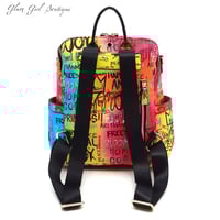 Image 3 of Beehive Glam Backpack (Pink Multi)