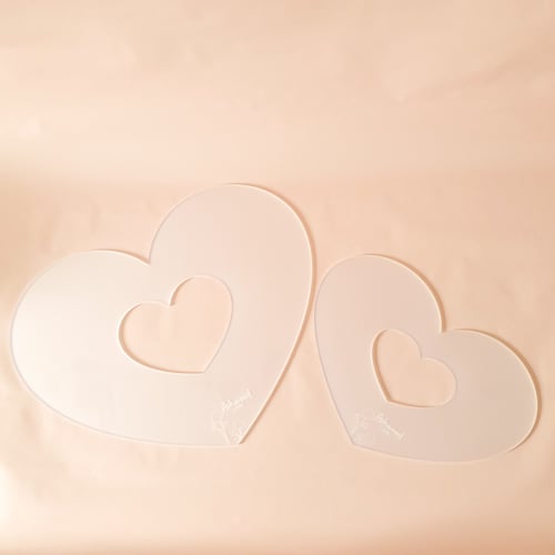 Image of Heart Cake Templates