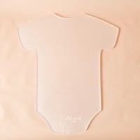 Image 2 of Onesie Cake Template