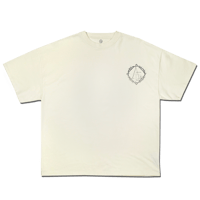 Image 2 of Cactus 🌵logo cream tee - BOXYFIT