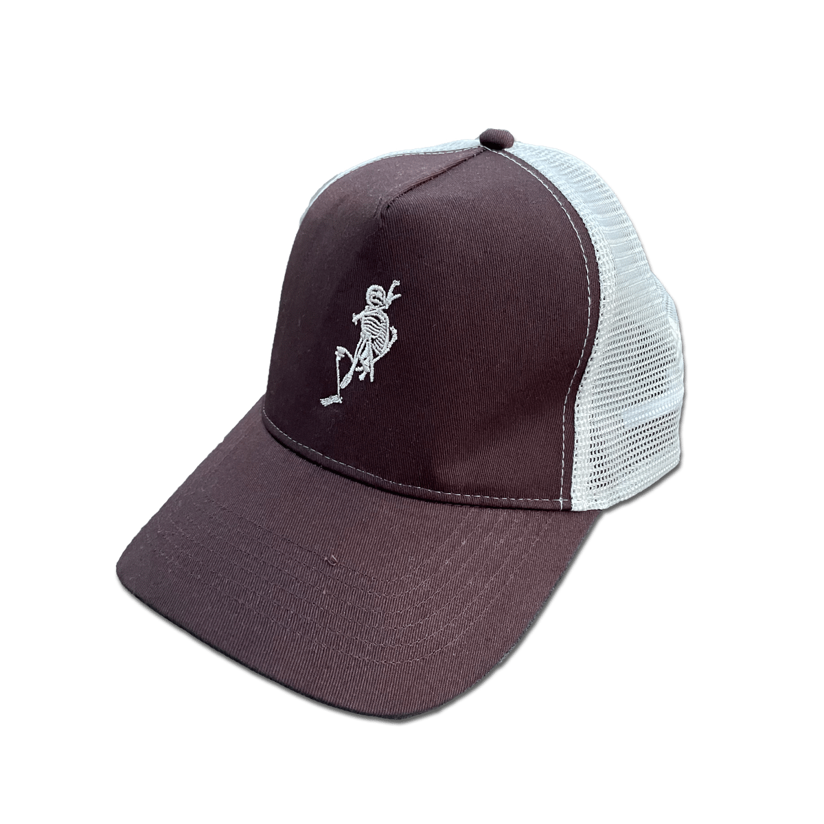 Image of Bones chocolate 🍫 trucker hat