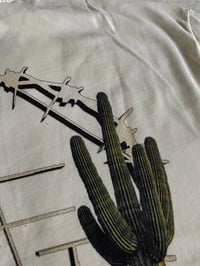 Image 3 of Cactus 🌵logo cream tee - BOXYFIT