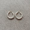Janey Pearl Hoop Earrings