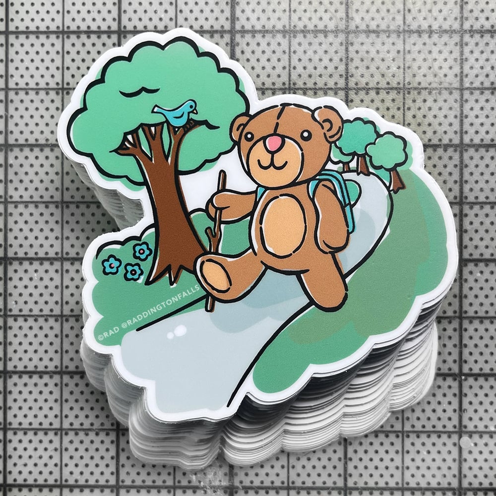Lil' Teddy Stickers + Pins