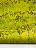 Marbled Paper Chartreuse Drawn Stone - 1/2 sheets