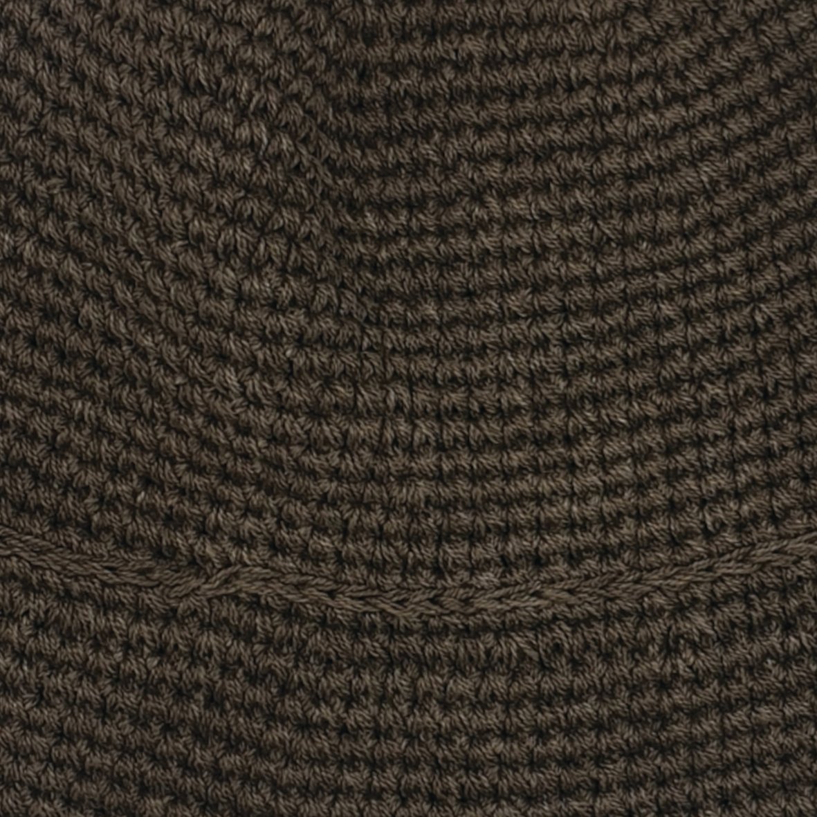 Den Hemp Hand Knitted Hat Dark Ebony | densouvenir