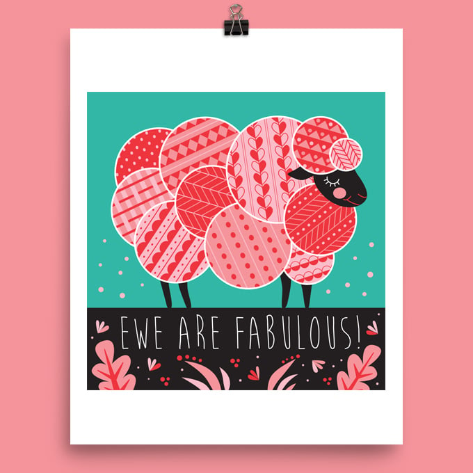 Ewe Are Fabulous Print