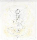 THE VELVETEEN RABBIT - Original Pencil Drawing  - The  Fairy