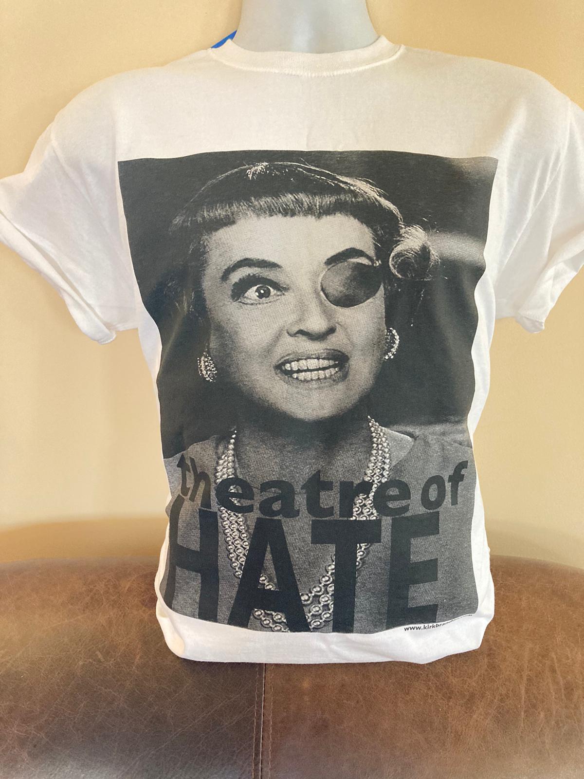 THEATRE OF HATE 'Bette Davis' White T-shirt | kirkbrandondotcom