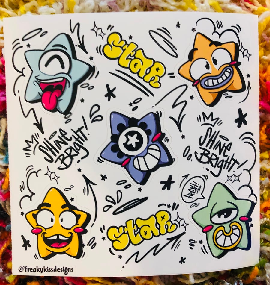 Image of Star Sticker Sheet