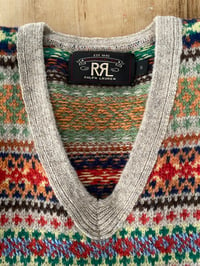 Image 5 of RRL FAIR ISLE VINTAGE TANK TOP 