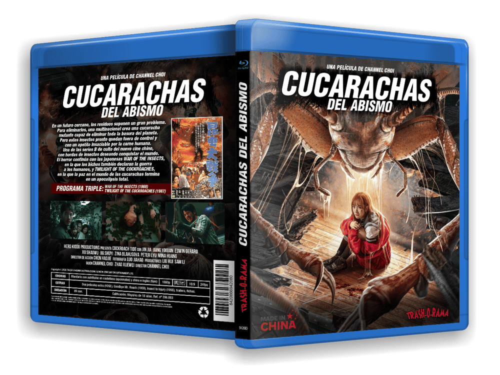Image of BLURAY CUCARACHAS DEL ABISMO + WAR OF THE INSECTS + TWILIGHT OF THE COCKROACHES