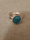 Amazonite Double Band Ring (#1020)