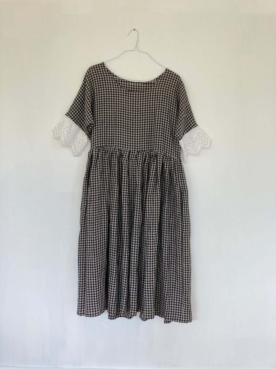 Lila Gingham Linen | SGB Lila Gingham Linen | SGB