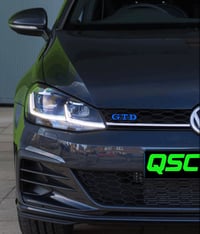 Image 3 of Mk7/7.5 Vw Golf Gtd Front And Rear badge Overlay sticker 