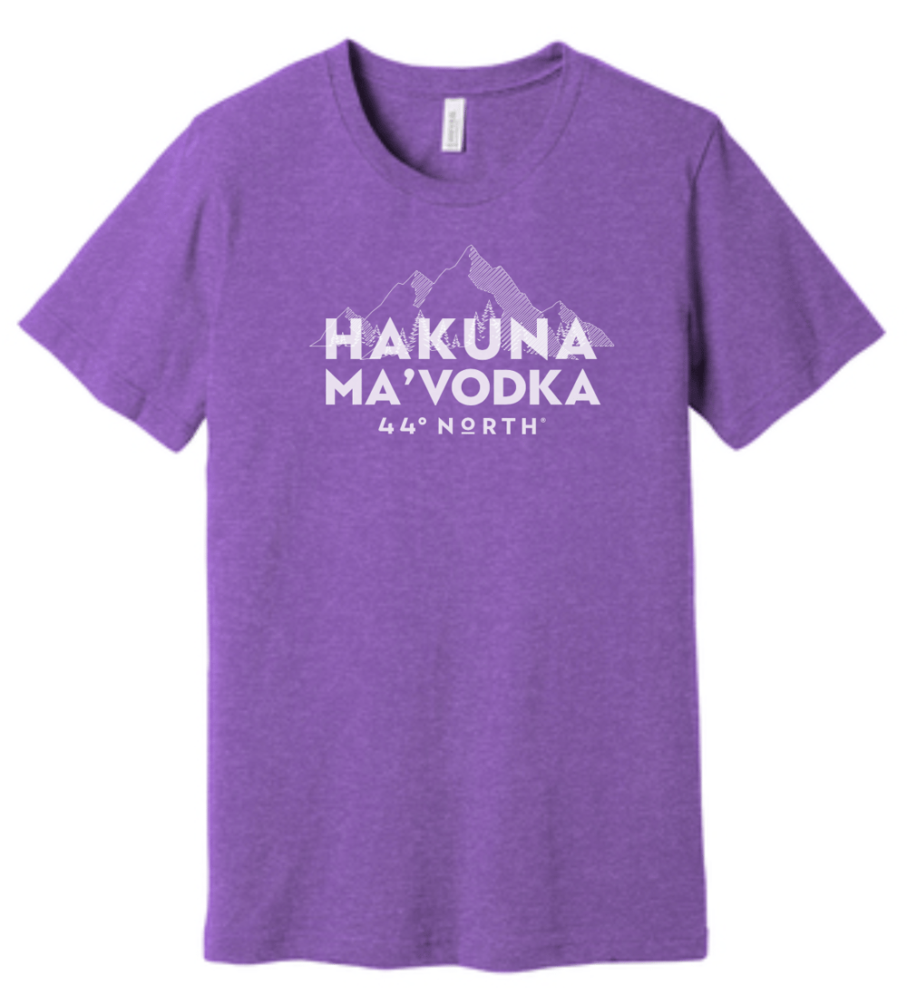 Hakuna Ma'Vodka Purple Mountain Shirt