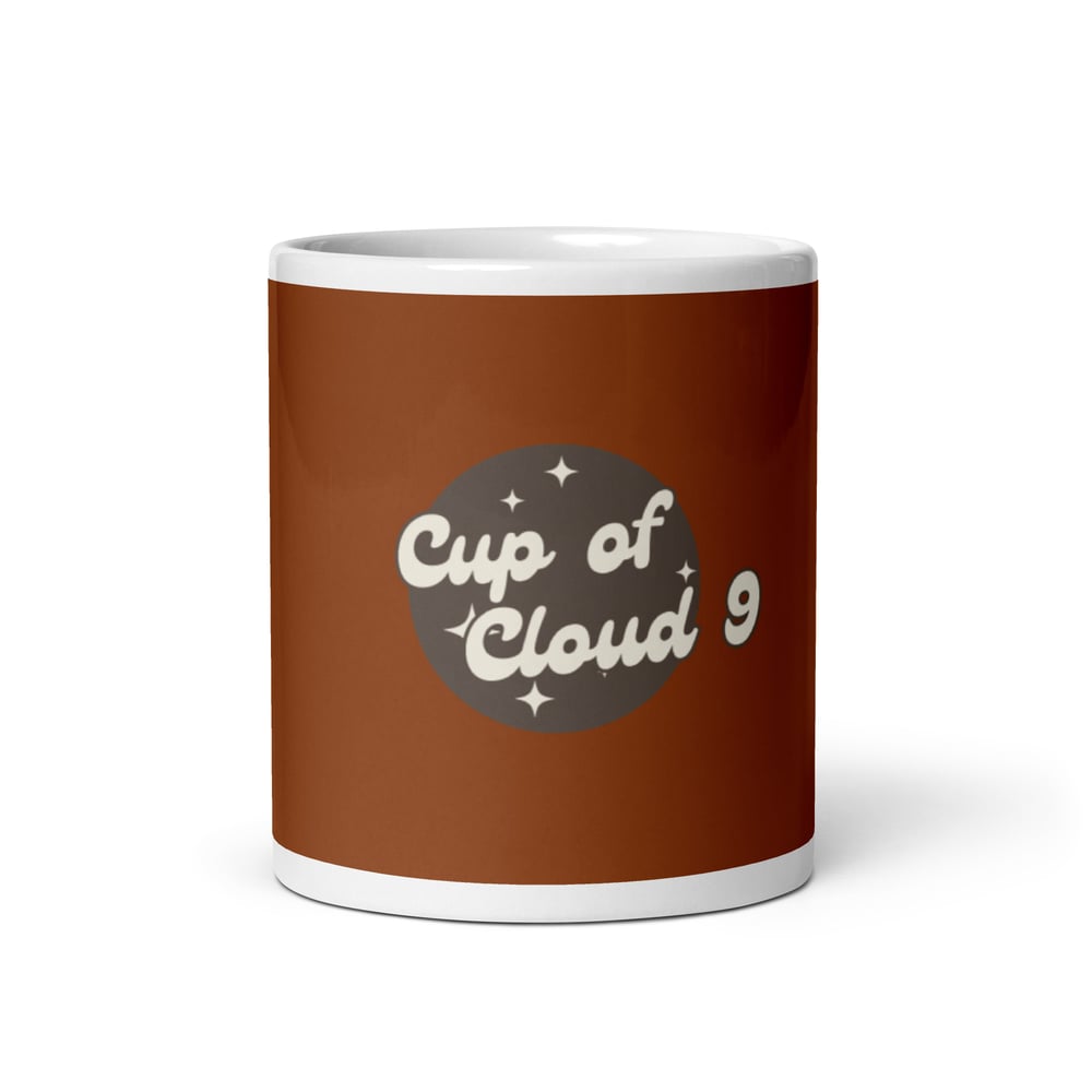 ZEN EXP - “Cup of Cloud 9” Brown glossy mug