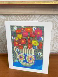 Image 2 of ‘Asters in a Bloomsbury Jug’ card