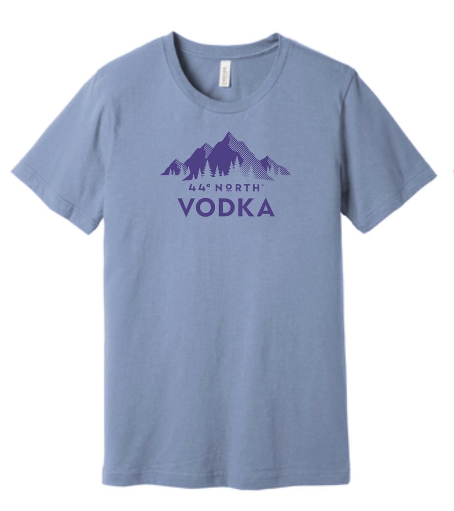 Image of 44º North® Vodka Mountain Heather Blue Tee