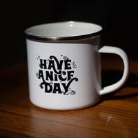 'Nice Day' Enamel Mug