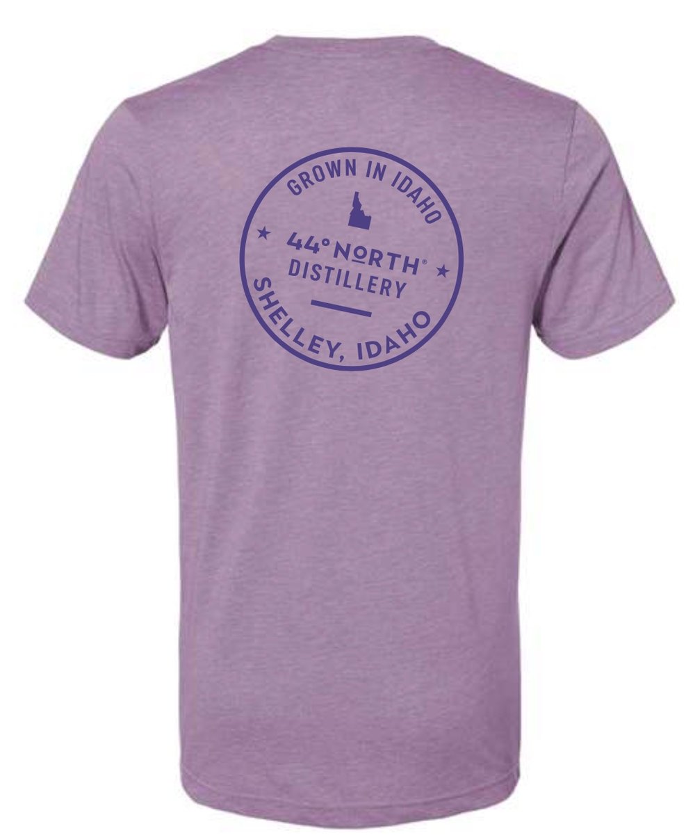 44º North Vodka Horizon Heather Purple Tee