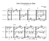 One Concession to Glee - Score and Parts