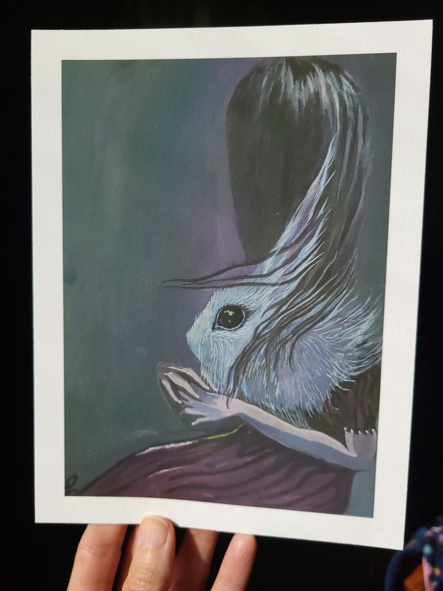 Image of Dark, dark bunny Print