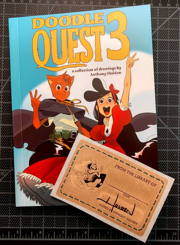 Image of Doodle Quest Signed Bookplate